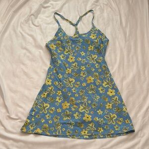 Outdoor Voices Blue and Yellow Floral Dress